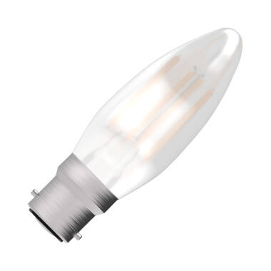Bell 4W Warm White 470lm LED Decorative Filament Satin Candle Bulb