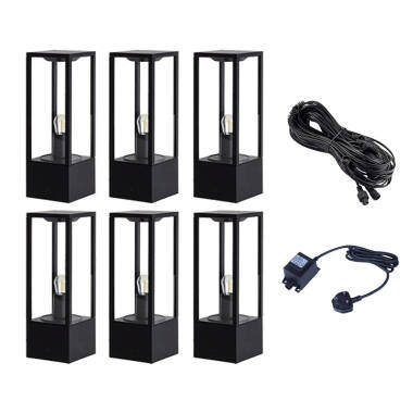 EasyFit 12V Garden Lights - Aspen LED Pedestal Light Kit