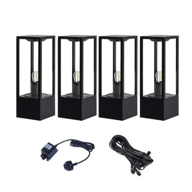 EasyFit 12V Garden Lights - Aspen LED Pedestal Light Kit