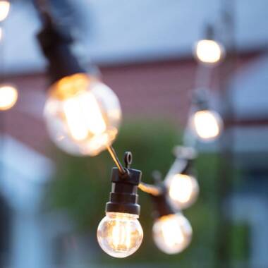 Garden 24V 5.5M Heavy Duty LED Golf Ball Festoon Lights