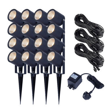 EasyFit 12V Garden Lights - Fern LED Garden Spotlight Kit
