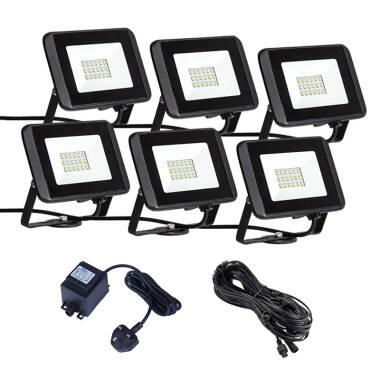 EasyFit 12V Garden Lights - Oak LED Floodlight Kit