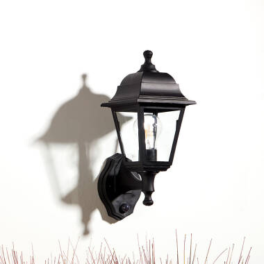 Edit Coastal Sennen Outdoor Lantern Wall Light with Dusk to Dawn Sensor
