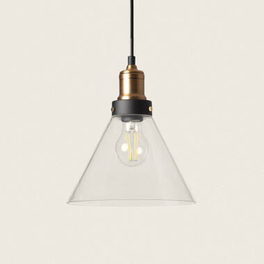 Edit Factory Glass Ceiling Pendant Light