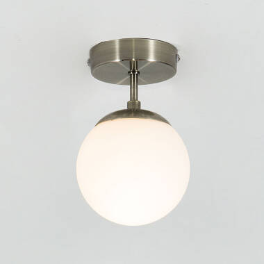 Edit Evie Semi-Flush Glass Ceiling Light