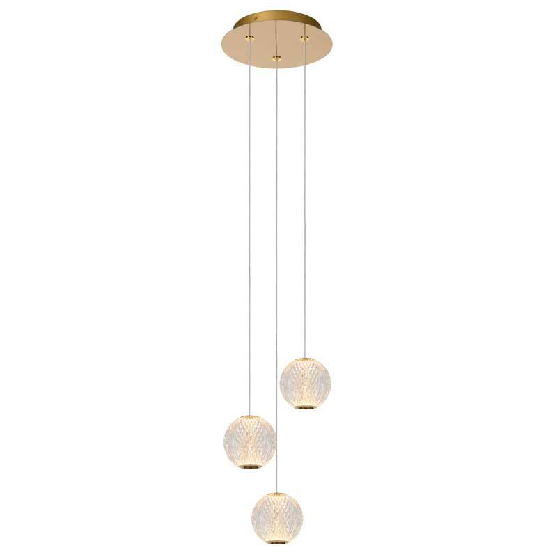 Image of Lucide Cintra 3 Light LED Cascade Pendant