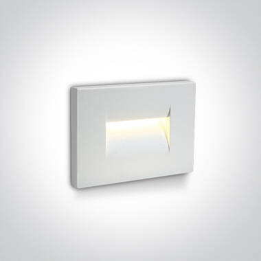Block 107 LED Outdoor Recessed Wall Light