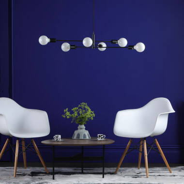 Image of Dar Alana 6 Arm Ceiling Pendant Light