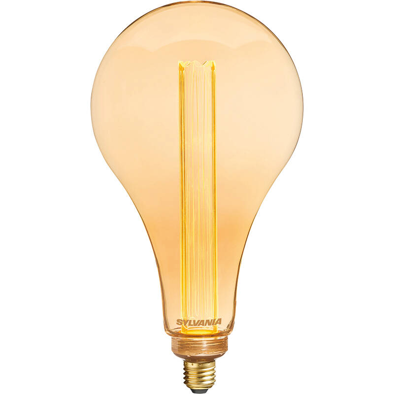 Image of Sylvania 2.5W Very Warm White LED Decorative Filament Golfball Bulb Screw Cap