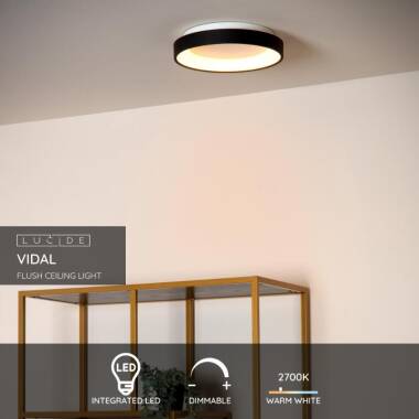 Image of Lucide Vidal 20W LED Flush Light