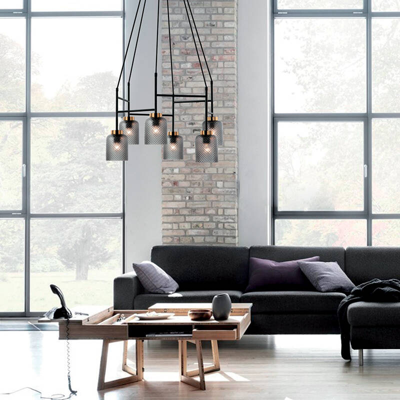 Image of Edit Zac 6 Arm Ceiling Pendant Light