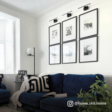 Image of Slimline Medium Battery Operated LED Picture Light With Remote Control