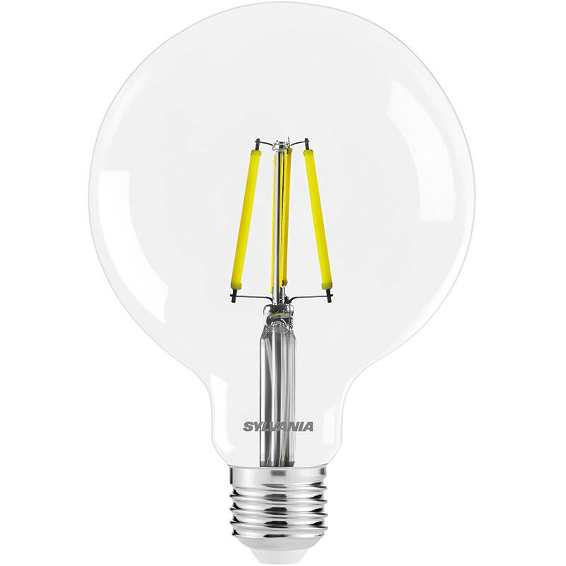 Image of Sylvania 4W Very Warm White LED G120 Globe Bulb Screw Cap