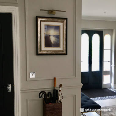 Image of Slimline Large Battery Operated LED Picture Light With Remote Control