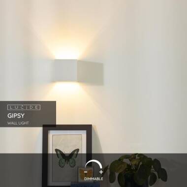 Image of Lucide Gipsy Plaster Up & Down Wall Light