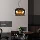 Image of Lucide Olivia Large Glass Ceiling Pendant Light