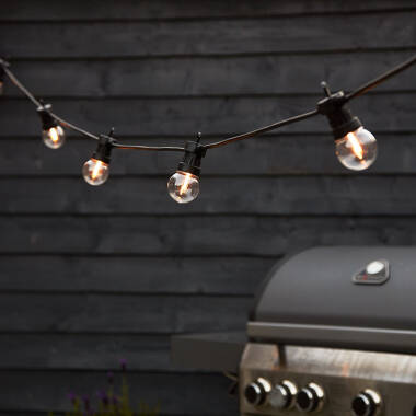 Image of Easyfit 12V Garden Lights - Golf Ball LED Festoon Lights