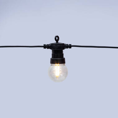 Image of Easyfit 12V Garden Lights - Golf Ball LED Festoon Lights