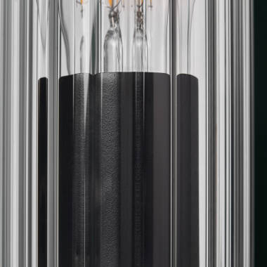 Image of Forum Akuma Half Lantern Outdoor Wall Light