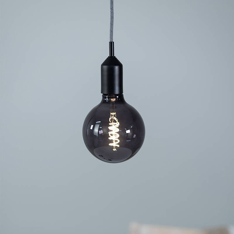 Image of Bronx Ceiling Pendant Lamp Holder with Plug