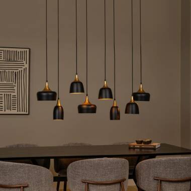 Image of Lucide Chayanne 8 Light Bar Pendant Light