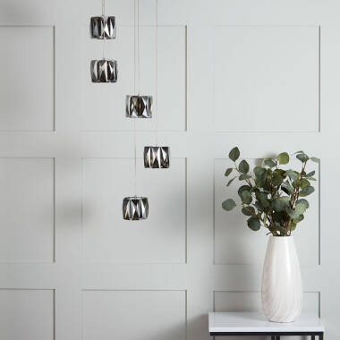 Image of Searchlight Margot 5 Light LED Glass Cascade Ceiling Pendant