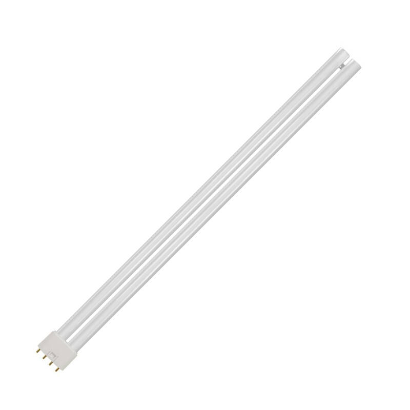 Image of Crompton 55W Dimmable White 4 Pin Long Single Turn L 2G11 Low Energy Bulb