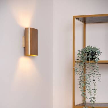Image of Lucide Ovalis Up & Down Wall Light