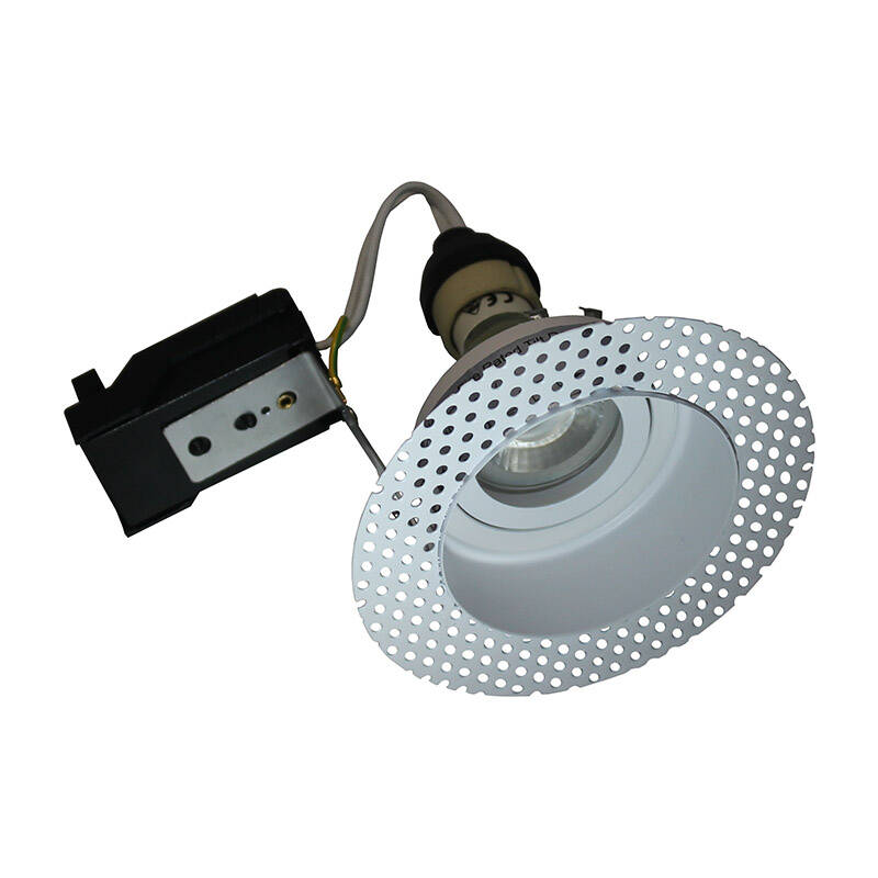 Image of Trimless Plaster-In Tiltable Downlight
