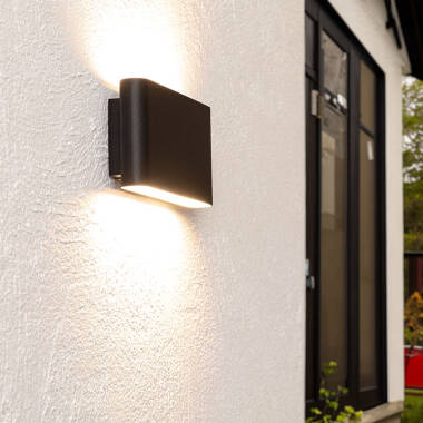Image of Searchlight Lichen LED Outdoor Up & Down Wall Light
