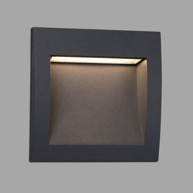 Image of Faro Barcelona Sedna Square LED Outdoor Wall Light