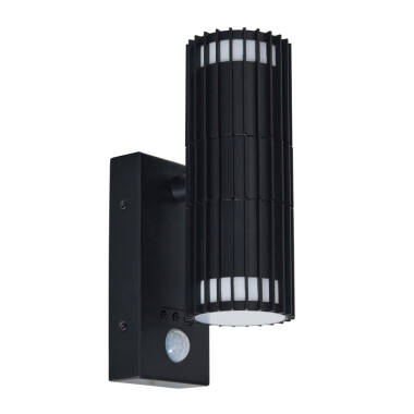 Image of Forum Muto Outdoor Up & Down Wall Light with PIR Sensor