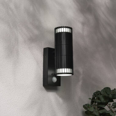 Image of Forum Muto Outdoor Up & Down Wall Light with PIR Sensor