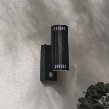 Image of Forum Muto Outdoor Up & Down Wall Light with PIR Sensor