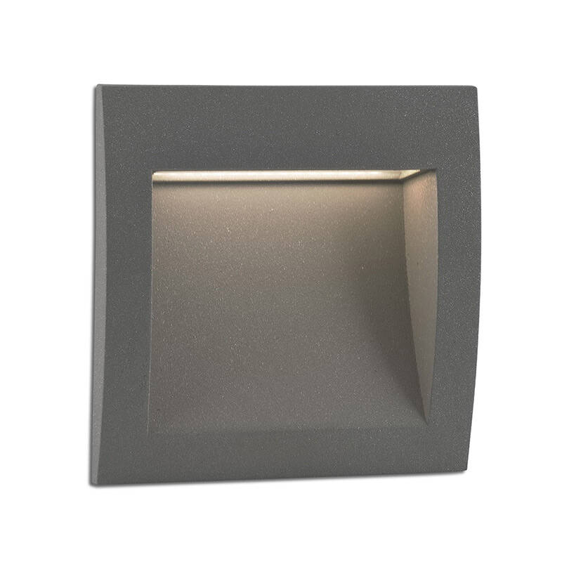 Image of Faro Barcelona Sedna Square LED Outdoor Wall Light