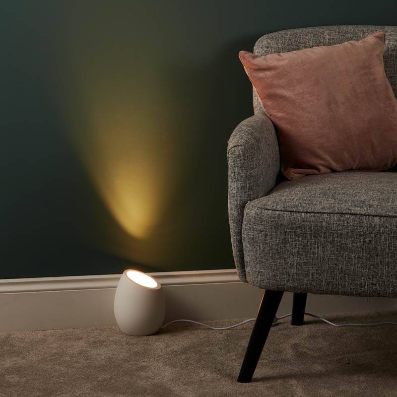 Image of Edit Ascend Plaster Uplighter Floor Lamp