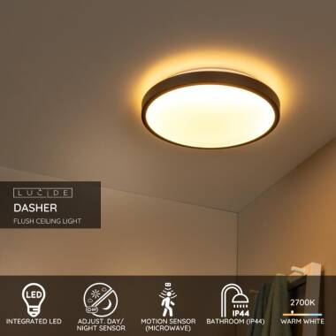 Image of Lucide Dasher 410 LED Flush Light