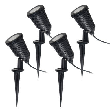 Image of EasyFit Remote 12V Garden Lights - Ash LED Spotlight Kit