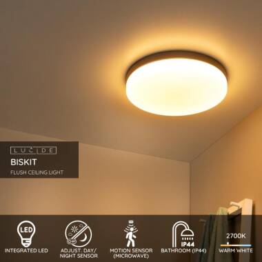 Image of Lucide Biskit 400 LED Flush Light
