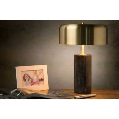 Image of Lucide Mirasol Marble Table Lamp