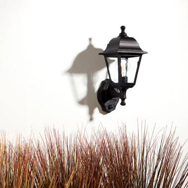 Image of Edit Coastal Sennen Outdoor Lantern Wall Light with Dusk to Dawn Sensor