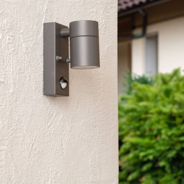 Image of Edit Stone Outdoor Wall Light with PIR Sensor