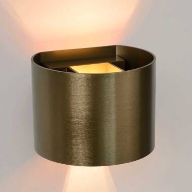 Image of Lucide Xio Round LED Up & Down Wall Light