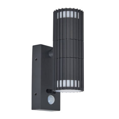 Image of Forum Muto Outdoor Up & Down Wall Light with PIR Sensor