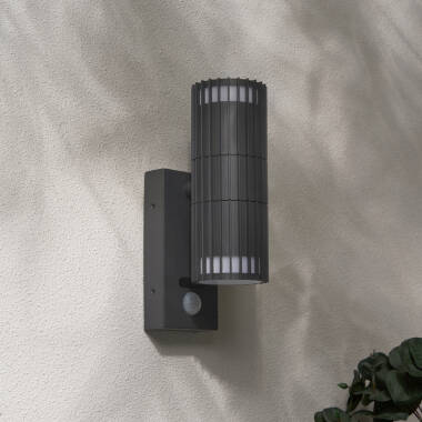 Image of Forum Muto Outdoor Up & Down Wall Light with PIR Sensor