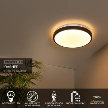 Image of Lucide Dasher 348 LED Flush Light
