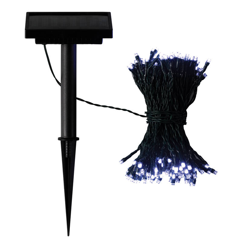 Image of White Solar LED String Lights