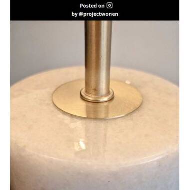 Image of Lucide Mirasol Marble Table Lamp