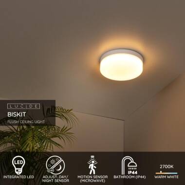 Image of Lucide Biskit 230 LED Flush Light