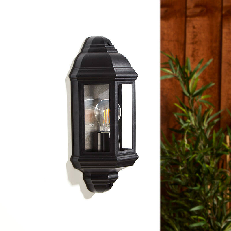 Image of Edit Coastal Newquay Half Lantern Outdoor Wall Light